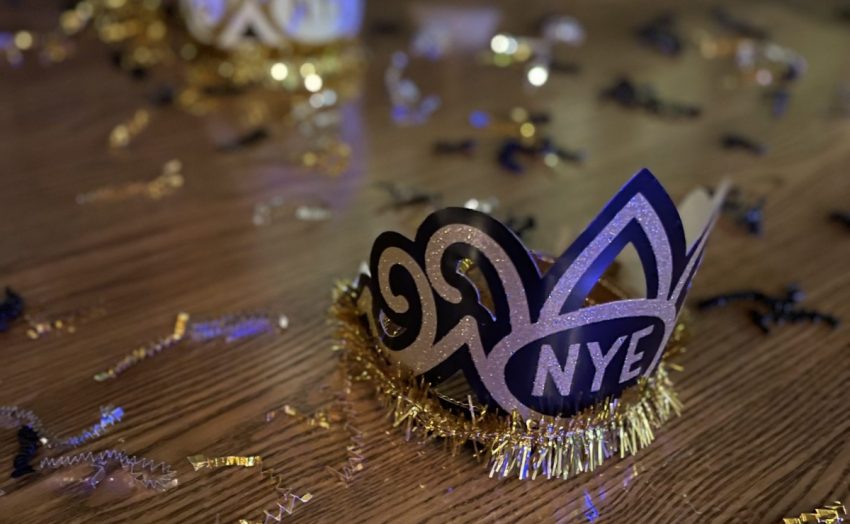 new year's eve decorations on table at nevermore